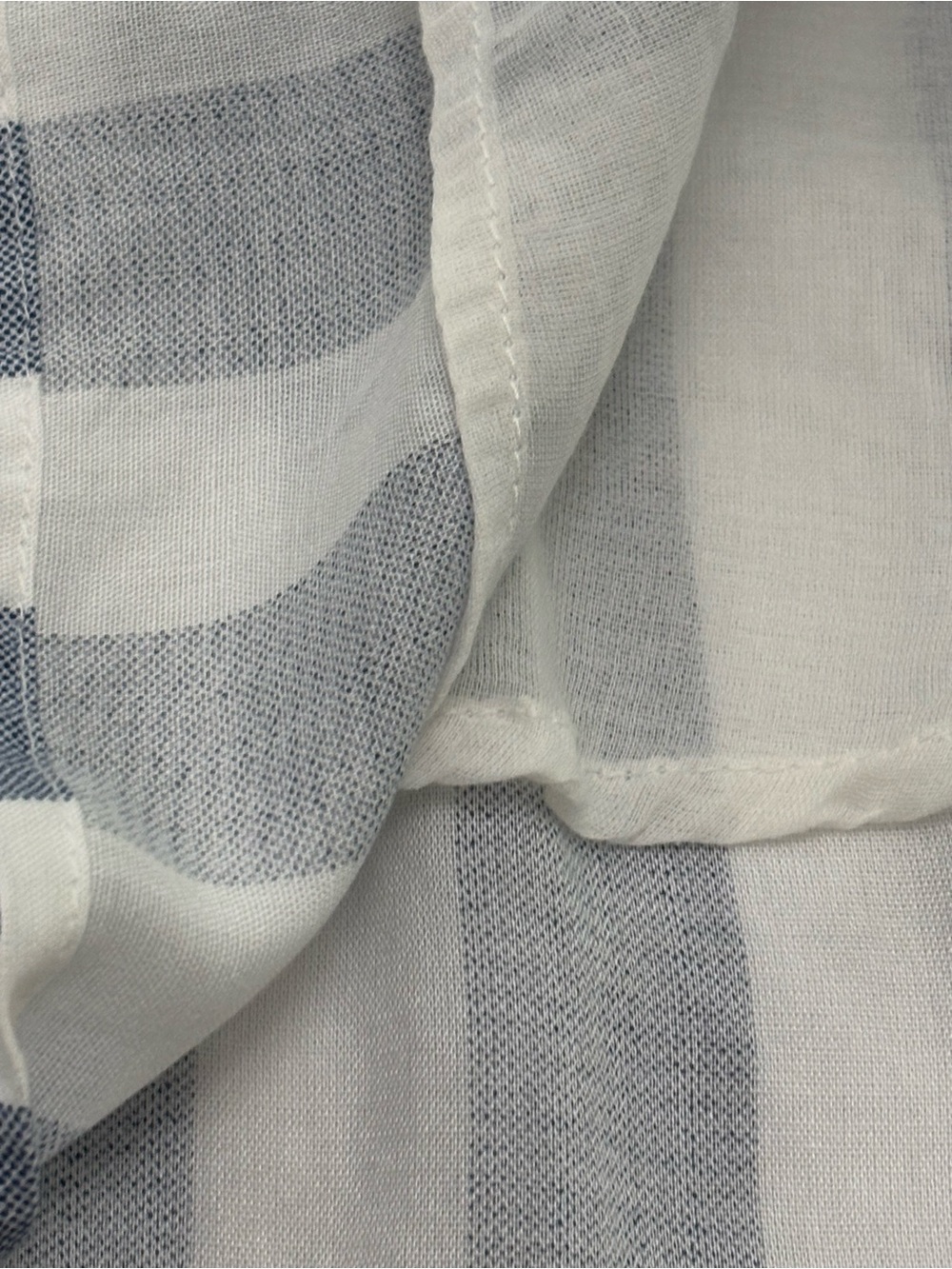 Japna Sleeveless Blue and White Striped Shirt Dress with Waist Tie Size S - Picture 4 of 7